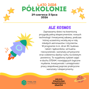 PÓŁKOLONIA LETNIA - TURNUS 1 (29.06-03.07.2026)